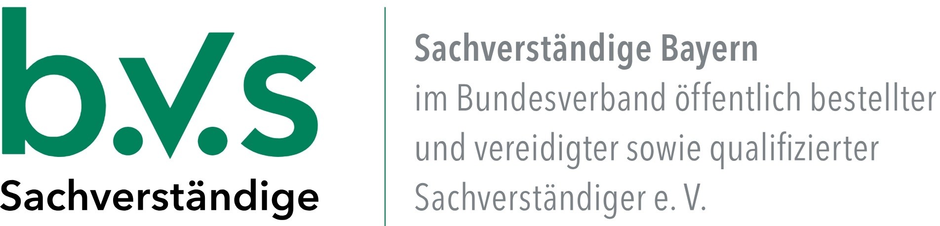 BVS Bundesverband öffentlich bestellter und vereidigter sowie qualifizierter Sachverständiger e.V. Logo